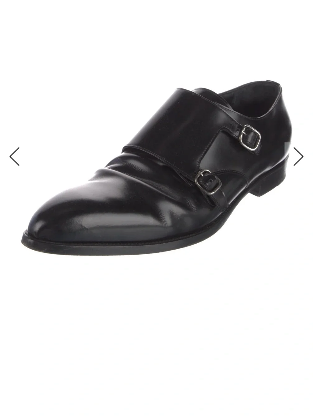 Saint Laurent Leather Monk Straps Size 46 (US 13)